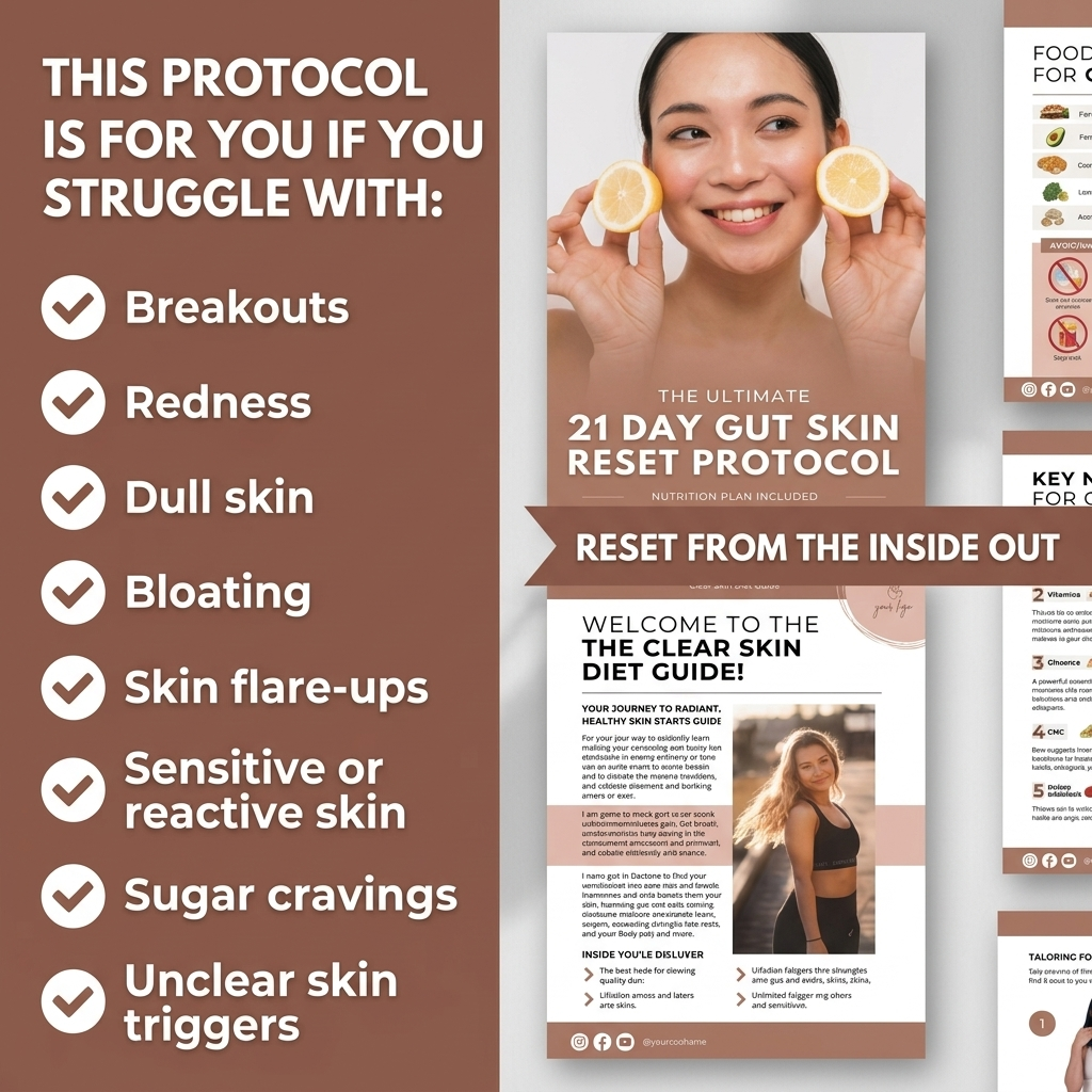 THE 21-DAY GUT-SKIN RESET PROTOCOL